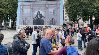  #LIVE #IRL Freedom Movement Resurrection Protest/March AND Pro Life Rally- Parliament Sq #LONDON 