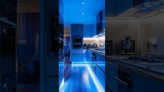 Add a splash of color to your home with striking blue kitchen decor #ColorfulInteriors #BlueStyle