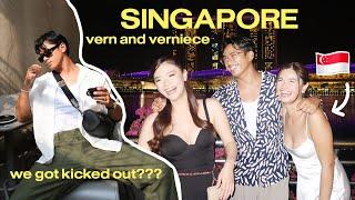 Reunited with Vern & Verniece in SG (We got kicked out!) 