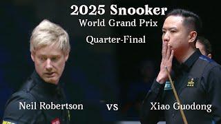 Neil Robertson vs Xiao Guodong  2025 Snooker World Grand Prix  Quarter-Final