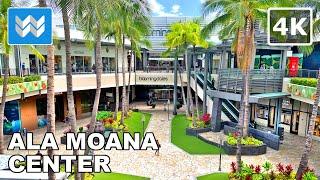 [4K] Ala Moana Shopping Center in Honolulu, Hawaii USA -  Mall Walking Tour & Travel Guide 