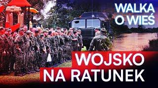 WOJSKO WKROCZYŁO DO AKCJI. RATUJĄ WAŁY RAZEM Z MIESZKAŃCAMI