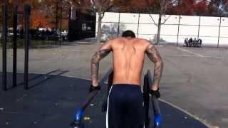 Kaz upper body workout circuit training