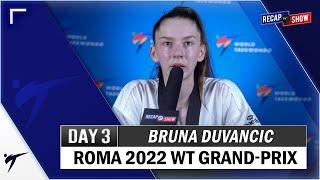 BRUNA DUVANCIC POST FIGHTS INTERVIEW - ROMA 2022 WT GRAND PRIX