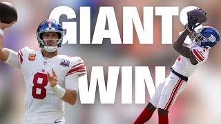 Phil & Matt Simms- Daniel Jones leads Giants to a win in Cleveland - Malik Nabers record setting day