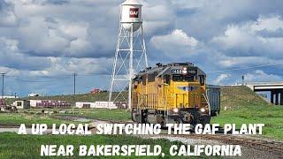 UP Local Switching the GAF Plant at Lerdo, Ca.