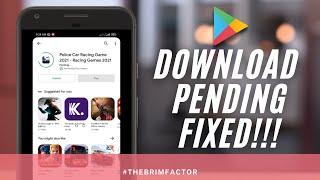 APP DOWNLOAD PENDING ON GOOGLE PLAY STORE FIXED
