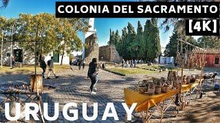 CAMINANDO POR COLONIA DEL SACRAMENTO - URUGUAY | 4k