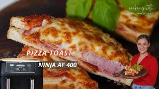 Pizza Toast in der Ninja Heißluftfritteuse AF400 – Einfaches Rezept in 5 Minuten!