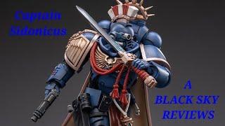 Joytoy Warhammer 40k Ultramarines Primaris Captain Sidonicus 1:18 Scale Action Figure Review.