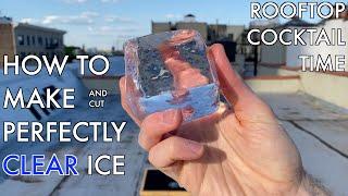 HOW TO MAKE CLEAR ICE (AND THE PERFECT WHISKEY SOUR) | ROOFTOP COCKTAIL TIME