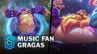 Music Fan Gragas Skin Spotlight - Pre-Release - PBE Preview - League of Legends