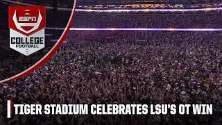 LSU fans storm the field after OT win vs. Ole Miss | ESPN College Football