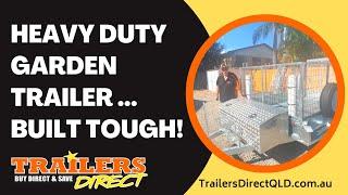 Heavy Duty Custom Garden Trailer - Built Tough For Any Job!