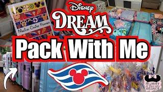 Ultimate Pack With Me For A 5 Night Cruise On The Disney Dream