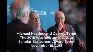 Michael Hayden and George Tenet Address The Washington Institute