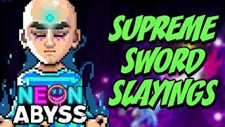 BUTTERFLY BLADE CUTS DOWN BOSSES QUICKLY! | Neon Abyss