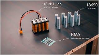 Make Your Own 4S 2P Li-ion Battery Pack | 18650 Battery