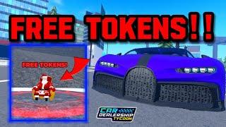 HOW TO GET FREE 1K TRADING TOKENS IN Car dealership tycoon!! | Mird CDT