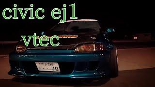 ①CIVIC EJ1 【HONDA OF AMERICAN】VTECH SOUND 【Swap B16A】