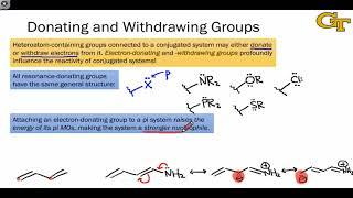 30.04 Electron-donating and -withdrawing Groups