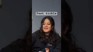 FEET TICKLE CHALLENGE | #shorts #tickles #couplecomedy