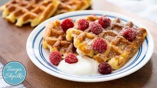 ТВОРОЖНЫЕ ВАФЛИ необыкновенно легкие | Запеченные Сырники | Farmer's Cheese (Tvorog) Waffles