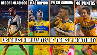 Los 19 Goles de Tigres que Humillaron a Monterrey