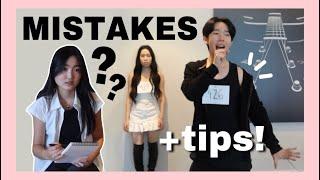 *real* KPOP AUDITION MISTAKES (with tips!)