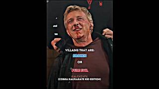 Villains Who Are: Broken Or Pure Evil [Cobra Kai / Karate Kid] | #viral #shorts #short