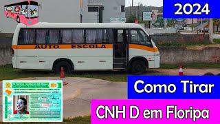 Quanto custa e Como tirar CNH D em Florianópolis Passo a passo. (2024 / 2025)