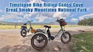 Timelapse Bike Ride Cades Cove Smoky Mountain ASMR