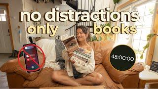 Locking up my phone to see how much I can read in 48 hrs with NO distractions
