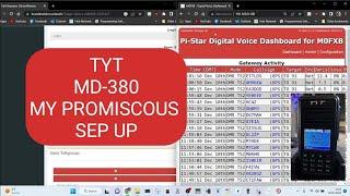 TYT MD380 TOOLZ- DMR - PROMISCOUS MODE SET UP (Will work on most DMR Radios )with Promiscuous