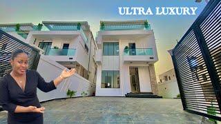 Inside Ultra Luxury Home with Cinema, Swimming pool and Rooftop Lounge in Lekki, Lagos.