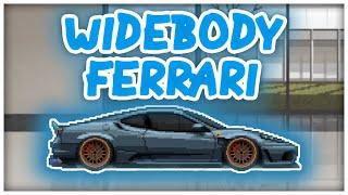 I BUILT a WIDEBODY FERRARI in PIXEL CAR RACER?! - Pixel Car Racer