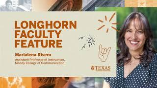 Longhorn Faculty Feature: Marialena Rivera