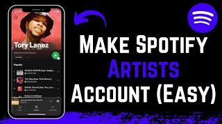 How to Make a Spotify Artist Account !