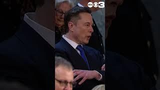 Elon Musk arrives to President Trump's address to Congress