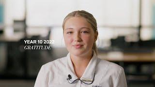 Year 10 2022: Gratitude