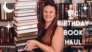 big birthday book haul 