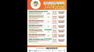 "Health & Safety Online Training | Certified Courses January 2025 | HSEQ Professionals"