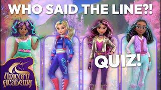 Unicorn Academy Quiz!!  Guess The Character Based On Their Line?! | Games for Kids