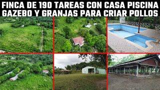 Finca de 190 tareas con Casa Piscina Gazebo y Granjas para criar Pollos y Cerdos #inmobiliariabrito