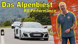 Audi R8 Performance in den Alpen gefahren | 620 PS im V10 Quattro | Michael Peschel