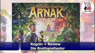 Die verlorenen Ruinen von Arnak - Regeln + Review - Brettspiel - Die Brettspieltester