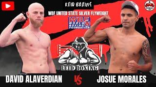 Reid Boxing Presenta David Alaverdian VS Josue Morales WBF UNITED STATES SILVER FLYWEIGHT #boxing