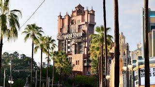 Disney's Hollywood Studios 2024 Summer Evening Walkthrough w/ Rain in 4K | Walt Disney World Florida