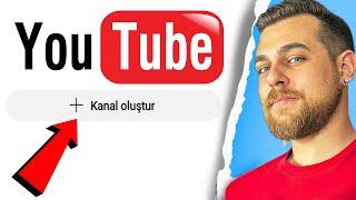 2025 YILINDA EN DOĞRU ŞEKİLDE YOUTUBE KANALI NASIL AÇILIR !