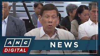 'I have no power': Duterte denies forming drug war task force | ANC